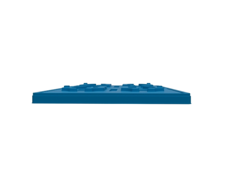 Крышка разборного контейнера Polybox 1210x810x80 мм